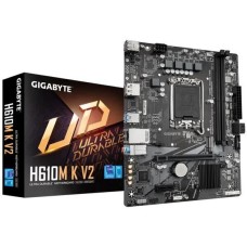 Материнская плата GIGABYTE Материнская плата H610M K V2 (LGA1700, mATX, H610, 2xDDR5, 1xPCI-Ex16, 1xM.2, DP+HDMI) (H610M K V2)