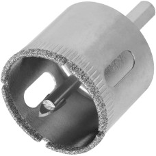 СИБРТЕХ Сверло по керамической плитке и стеклу, 35 х 55 мм, шестигранный хвостовик, с центрующим сверлом 72718