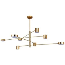 HIPER Люстра Abby H831-1, 8 х 6 Вт, 4000К (белый нейтральный), золото