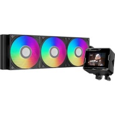 PCCOOLER Система водяного охлаждения GT360M Display, LCD, 4-pin, ARGB, 120мм, черный, retail [gt360m-bkawxx-gl]