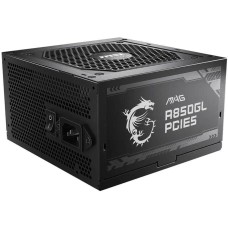 Блок питания MSI Блок питания ATX 850W MAG A850GL PCIE5 80+ gold (20+4pin) APFC 120mm fan 8xSATA Cab Manag RTL