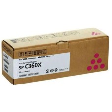 Картридж лазерный RICOH Картридж лазерный SP C360X 408252 пурпурный (9000стр.) для SP C361SFNw
