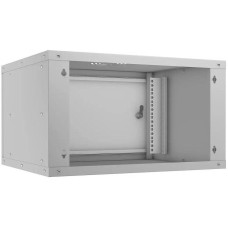 CABEUS Шкаф коммутационный (WSC-05D-6U55/45M) настенный 6U 550x450мм пер.дв.металл 30кг серый 390мм 11кг 220град. 320мм IP20 сталь