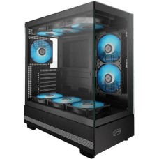 PCCOOLER Корпус C3Q500 черный без БП ATX 9x120mm 2x140mm 1xUSB3.0 1xUSB3.1 audio bott PSU
