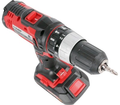 Дрель аккумуляторная ЗУБР ДШУ-185-22 18В, 2аккум., кейс