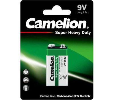 Элементы питания CAMELION (1672) 6F22-BP1G