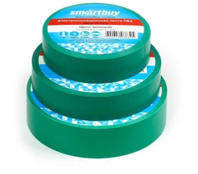 изолента SMARTBUY (SBE-IT-15-10-db) 0,13х15 мм - 10 м синий