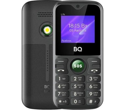 Телефон мобильный BQ 1853 Life Black/Green