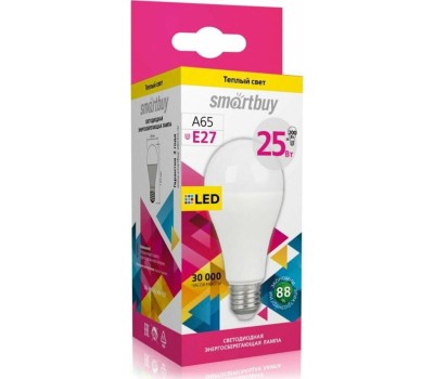 Лампа SMARTBUY (SBL-A65-25-30K-E27) 25W/3000/E27