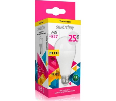 Лампа SMARTBUY (SBL-A65-25-30K-E27) 25W/3000/E27
