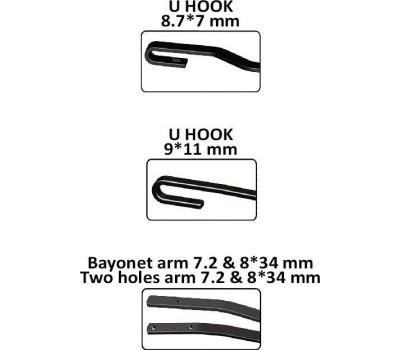 Щетка стеклоочистителя AVS HW-19 Hybrid Line Щетка стеклоочистителя (48 см)