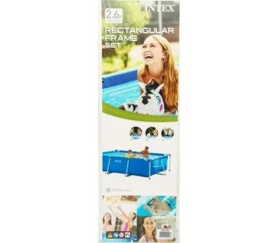 Бассейн каркасный INTEX Бассейн каркасный 220х150х60 см. Прямоугольный . (в коробке) Арт. 28270NP