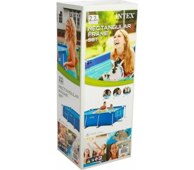 Бассейн каркасный INTEX Бассейн каркасный 220х150х60 см. Прямоугольный . (в коробке) Арт. 28270NP