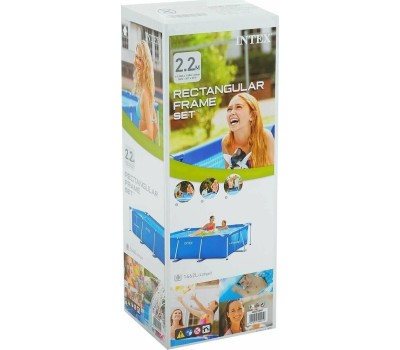Бассейн каркасный INTEX Бассейн каркасный 220х150х60 см. Прямоугольный . (в коробке) Арт. 28270NP