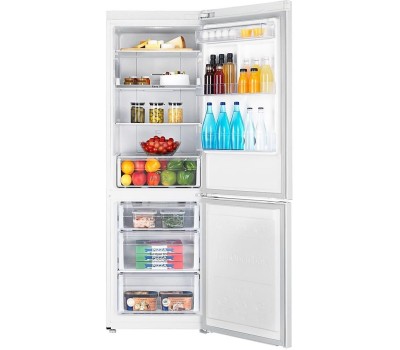 Холодильник с нижней морозильной камерой SAMSUNG RB33A32N0WW Белый, 328 л