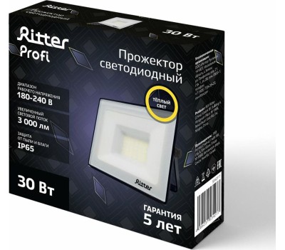 Прожектор светодиодный RITTER 53427 7 PROFI 30 Вт 2700К