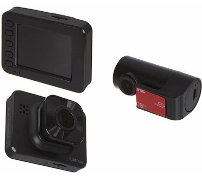 NAVITEL Видеорегистратор R250 DUAL DVR черный 1Mpix 1080x1920 1080p 140гр. AC5401