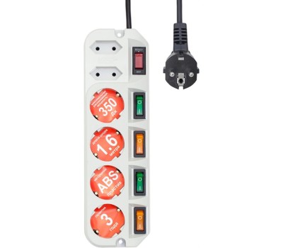 MOST Сетевой фильтр ARG, 3м, белый [ arg-box б 3м]