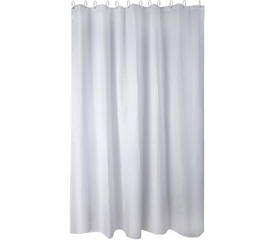Штора для ванной ЕГ (537) WAFFLE Штора для ванной вафельная белая