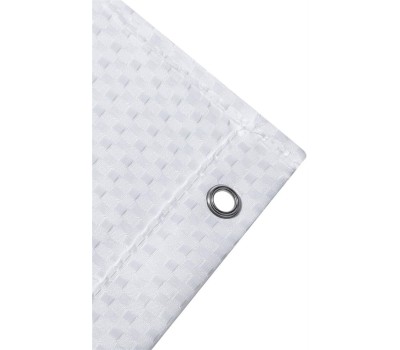 Штора для ванной ЕГ (537) WAFFLE Штора для ванной вафельная белая