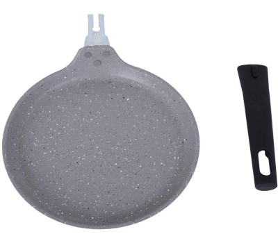 Сковорода KUKMARA Сбмс240-1а а/пр литая блинная 24см съемн/руч Светлый мрамор