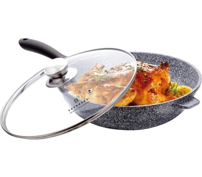 Сковорода EDENBERG EB-8021 серый 24см