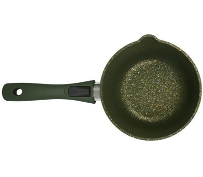 Ковш KUKMARA К0156tsml а/пр литой 1,5л съемн/руч стекл/кр Trendy style malachite