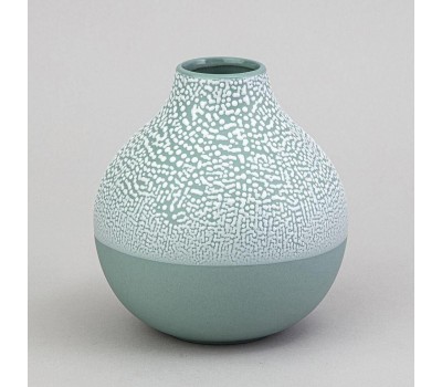 Ваза LEFARD 374-158 ЖЕМЧУЖИНА МЯТНЫЙ 12*12*13,2см