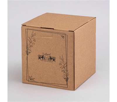 Ваза LEFARD 374-158 ЖЕМЧУЖИНА МЯТНЫЙ 12*12*13,2см