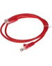BURO Патч-корд UTP 4 пары cat.5E CCA molded 1м красный RJ-45 (m)-RJ-45 (m) (UTP-5E-1M-R)