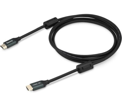 BURO Кабель аудио-видео HDMI (m)/HDMI (m) 2м. феррит.кольца позолоч.конт. черный (BHP-HDMI-2.1-2G)