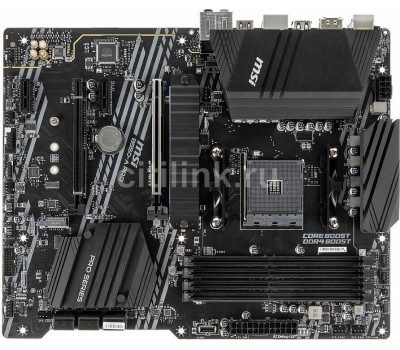 Материнская плата MSI Материнская плата B550-A PRO Soc-AM4 AMD B550 4xDDR4 ATX AC`97 8ch(7.1) GbLAN RAID+HDMI+DP