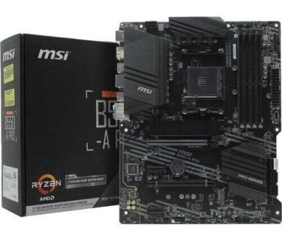 Материнская плата MSI Материнская плата B550-A PRO Soc-AM4 AMD B550 4xDDR4 ATX AC`97 8ch(7.1) GbLAN RAID+HDMI+DP