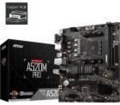 Материнская плата MSI A520M PRO (AM4, mATX)