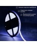 LAMPER Лента светодиодная 12В, SMD2835, 9,6 Вт/м, 120 LED/м, 6500К, 8мм, 5м, IP65