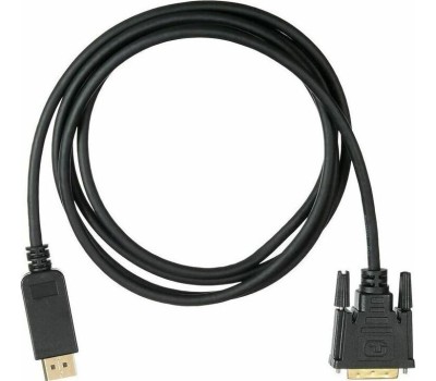 NONAME Кабель Display Port DisplayPort (m) - DVI (m), GOLD , 2м, черный
