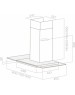 Вытяжка ELICA Вытяжка каминная Flat GLASS IX/A/60 нержавеющая сталь управление: кнопочное (1 мотор)