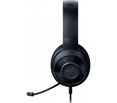 RAZER Гарнитура игровая Kraken X Lite, для компьютера и игровых консолей, мониторные, проводные, черный [rz04-02950100-r381]