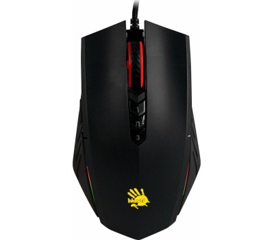 A4TECH Мышь проводная Bloody A70 черный (USB, 6200dpi, 8but) (A70 MATTE BLACK)