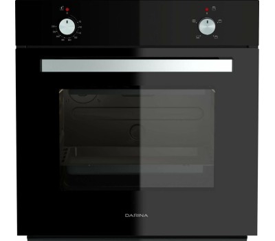 DARINA Духовой шкаф электрический BO 1700 At, 50л, дверца с 2 стеклами, антрацит/стекло черное