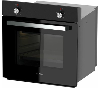 DARINA Духовой шкаф электрический BO 1700 At, 50л, дверца с 2 стеклами, антрацит/стекло черное