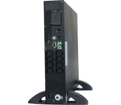 PowerCom Smart King RT SRT-1000A LCD ИБП {Line-Interactive, 1000VA / 900W, Rack/Tower, IEC, Serial+USB, SmartSlot, подкл. доп. батарей} (1157673)