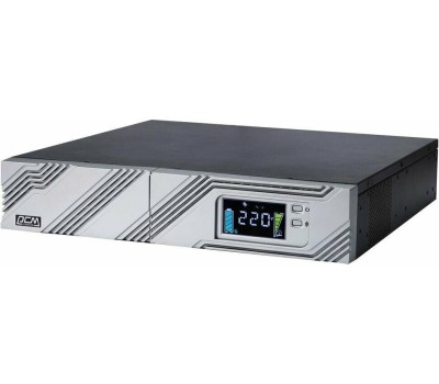 PowerCom Smart King RT SRT-1000A LCD ИБП {Line-Interactive, 1000VA / 900W, Rack/Tower, IEC, Serial+USB, SmartSlot, подкл. доп. батарей} (1157673)