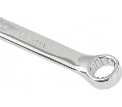 Комбинированный ключ MATRIX Ключ комбинированный, 28 мм, CrV, полированный хром 15173
