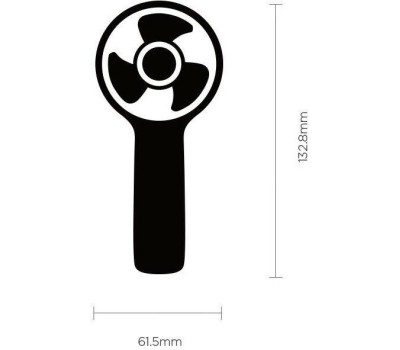 Вентилятор SOLOVE Вентилятор ручной F6DB, черный [f6 dark blue]