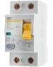 IEK Выключатель дифф. тока (УЗО) ВД1-63 (MDV10-2-016-030) 16A 2П 230В 2 модуля белый (упак.:1шт)