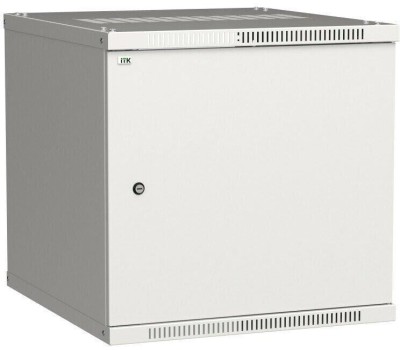 ITK Шкаф коммутационный Linea WE LWE3-09U64-GF настенный, стеклянная передняя дверь, 9U, 600x450x450 мм