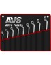 Набор ключей AVS TOOLS Набор ключей гаечных накидных изогнутых в сумке (6-24 мм) (9 предметов) AVS K2N9M