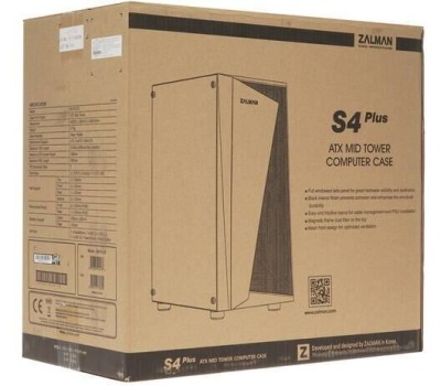 Корпус для ПК ZALMAN Корпус MIDITOWER ATX W/O PSU S4 PLUS