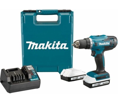 Дрель MAKITA Дрель-шуруповерт DF488D002, 1.5Ач, с двумя аккумуляторами